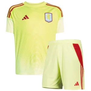 Aston Villa Kids Goalkeeper Kit 25/26 – Yellow