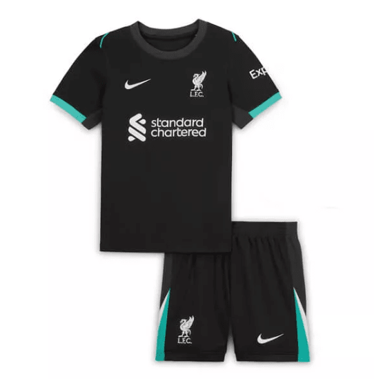 liverpool away kids kit 24/25