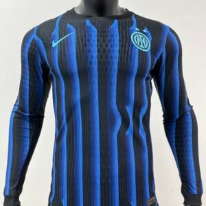 Inter Milan Home Long Sleeve Jersey 25/26 – Player Version