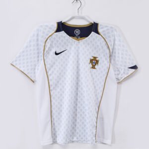 2004 Portugal Away White Retro 8A10