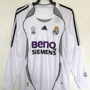 2006/07 Real Madrid Home Long Sleeve 9