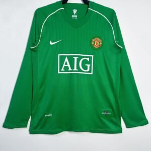 2007/08 Manchester United Goalkeeper Green Long Sleeve 11