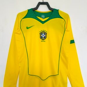2004 Brazil Home Long Sleeve 0456