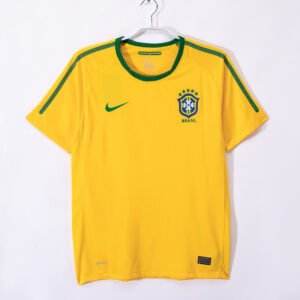 2010 Brazil Home Retro Jersey #5 A11