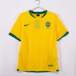 2006 Brazil Home Retro Jersey #8 A9