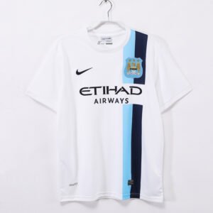 2013/14 Manchester City F.C. Second Away White Jersey #5 A11