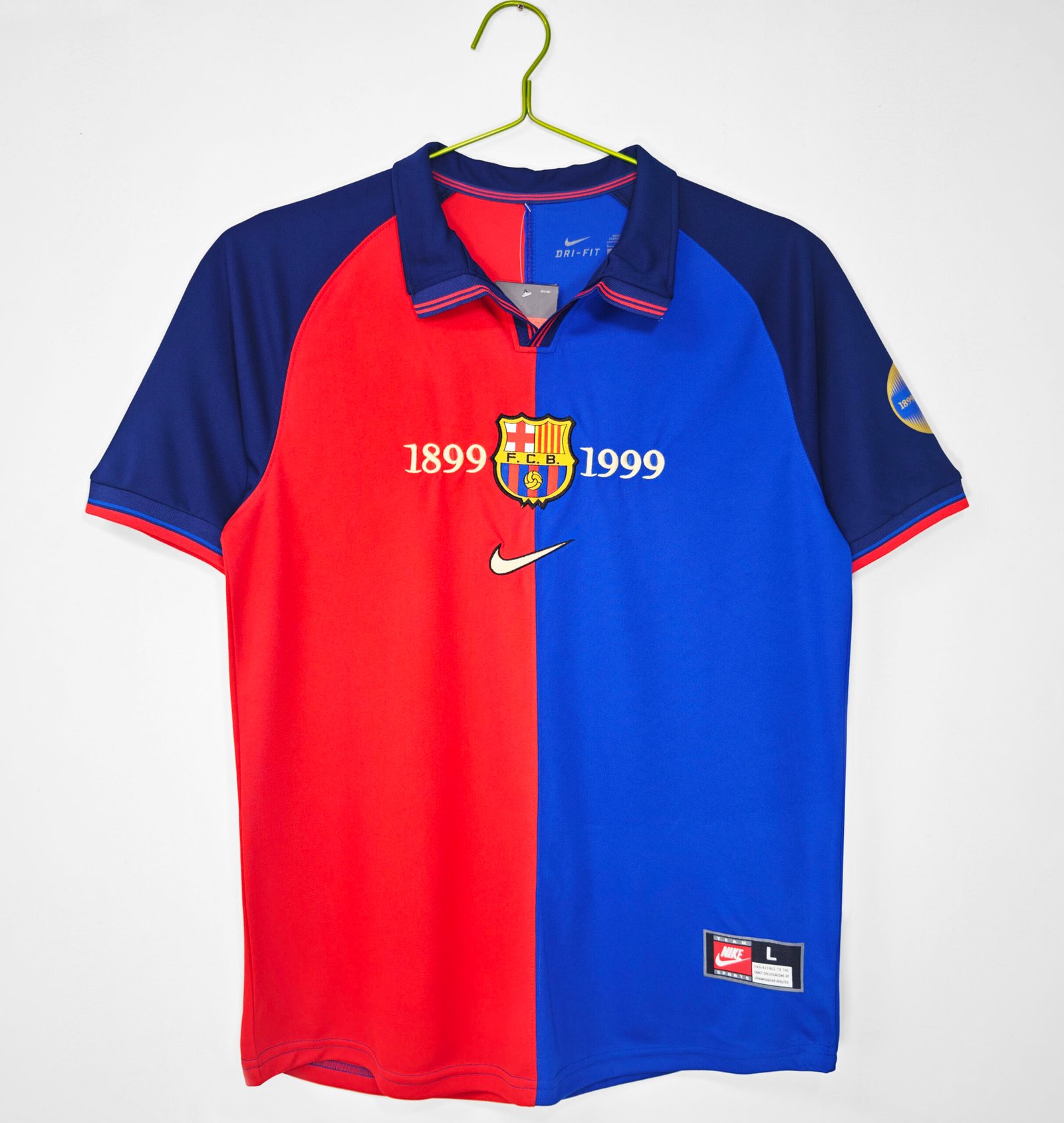 1999/00 FC Barcelona Centenary Home Retro Jersey #5 A9