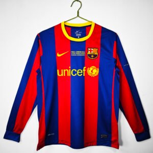 2010/11 FC Barcelona Home Champions League Edition Jersey #3 B12