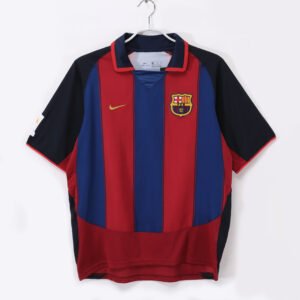 2003/04 FC Barcelona Home Jersey #8 A9