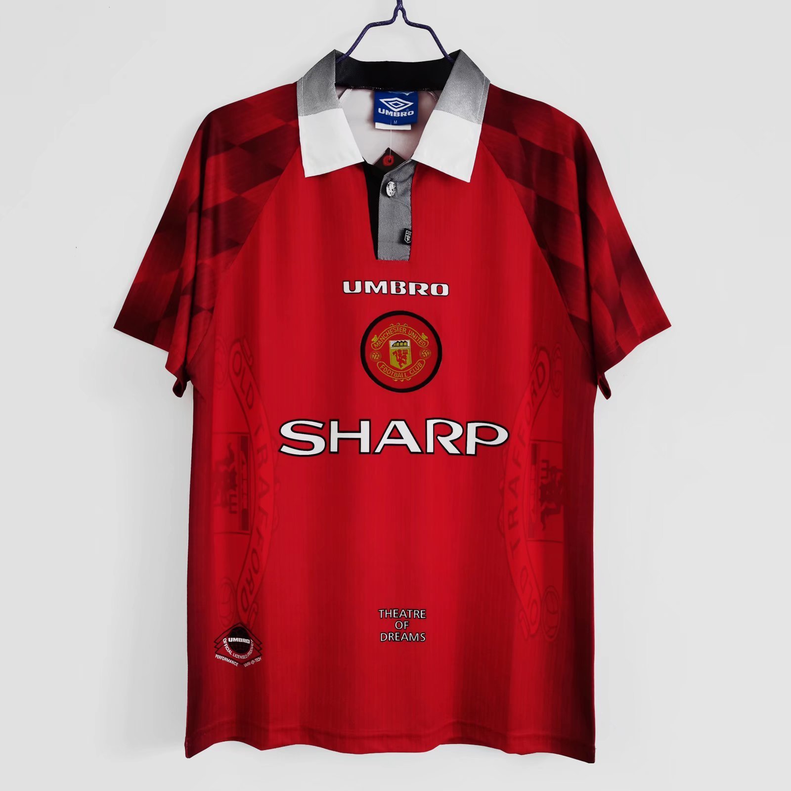 1996/97 Manchester United F.C. Home Jersey #8 A13