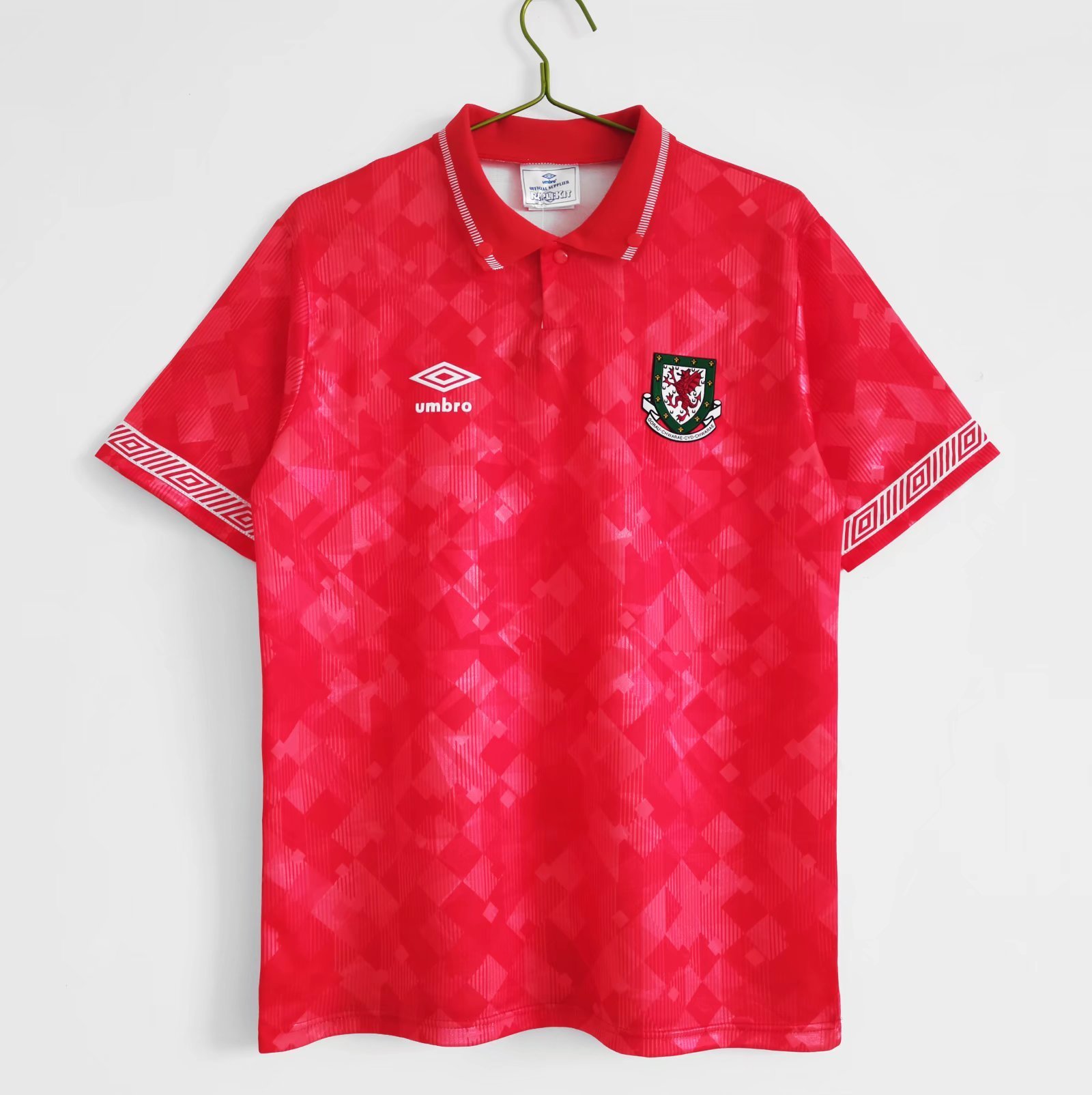 1990/92 Wales national football team Home Retro Jersey #8 A10